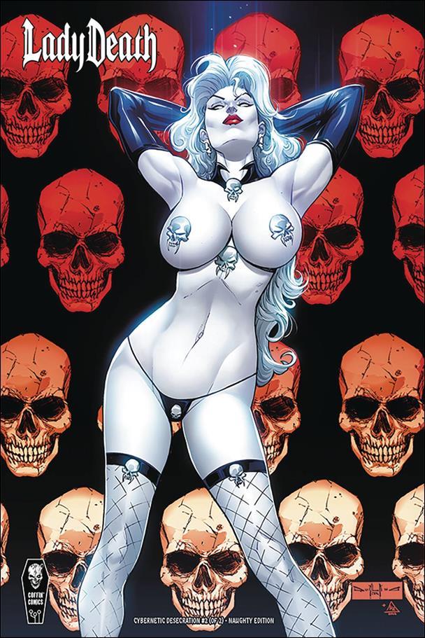 Lady Death: Cybernetic Desecration issue 2-D Pasquale Qualano Naughty Cover
