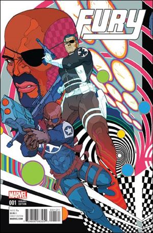 Fury: S.H.I.E.L.D. 50th Anniversary  issue 1-B Christian Ward Cover