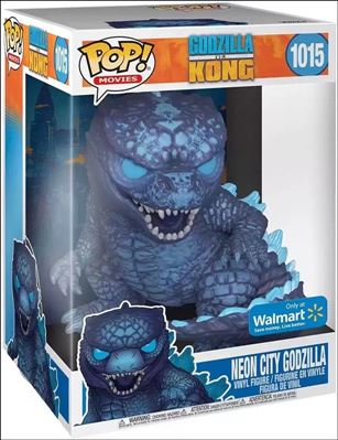 POP! Movies figure 1015-B Neon City Godzilla (10 Inch) Walmart Exclusive