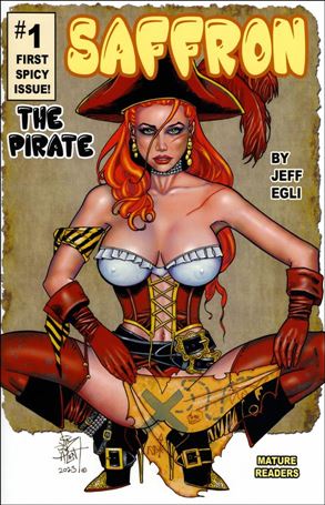Saffron the Pirate issue 1-F Jim Balent Cover
