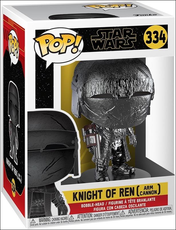 POP! Star Wars figure 334-B Knight of Ren (Arm Cannon) (Chrome)