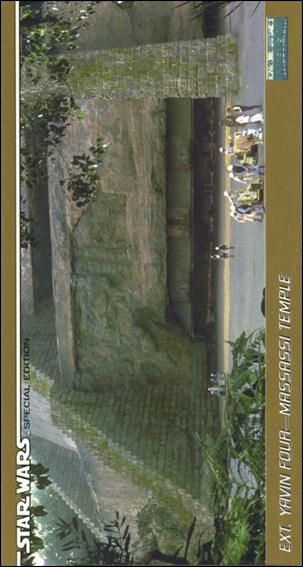 Star Wars Trilogy Special Edition Widevision  (Base Set) card 38 Ext. Yavin Four - Massassi Temple