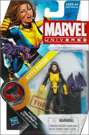 Marvel Universe (Series 2) figure 017 Kitty Pryde with Lockheed