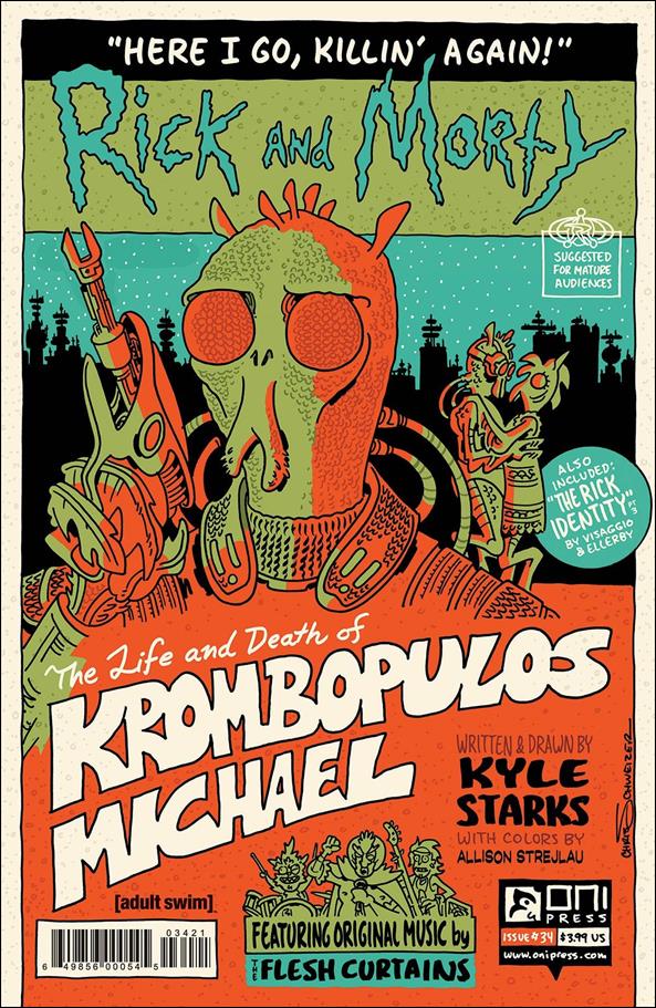 Rick and Morty (2015) issue 34-B Chris Schweizer Cover