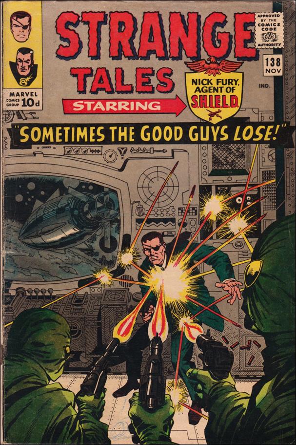 Strange Tales (1951) issue 138-B UK Price Cover
