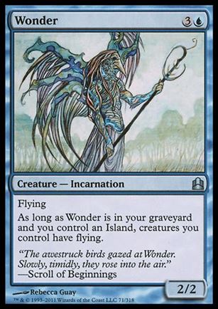 Magic the Gathering: Commander (Base Set) card 71 Wonder