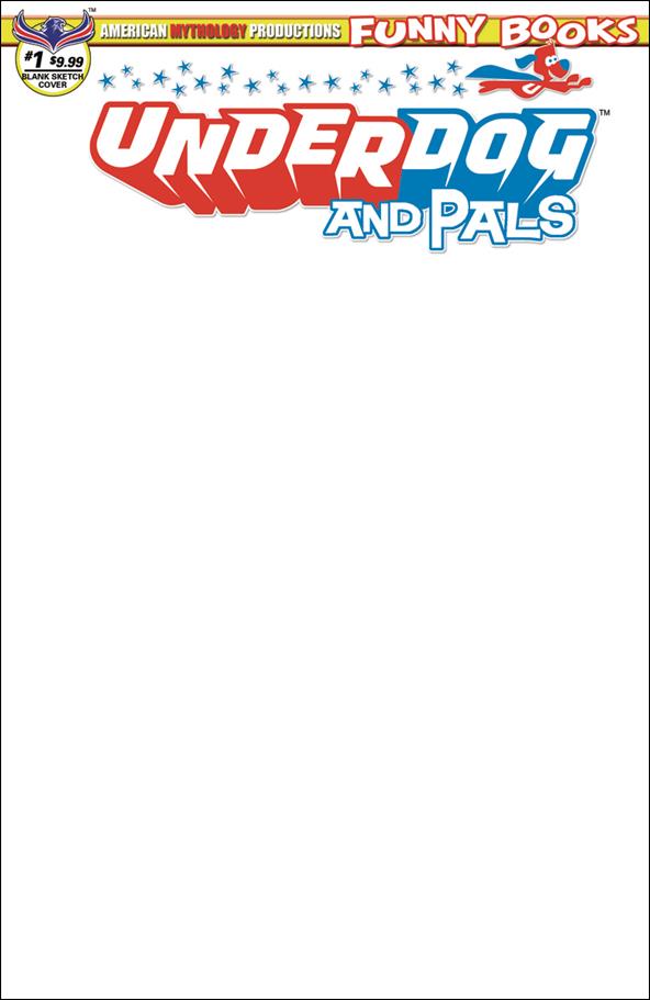 Underdog and Pals issue 1-D Blank Sketch Cover