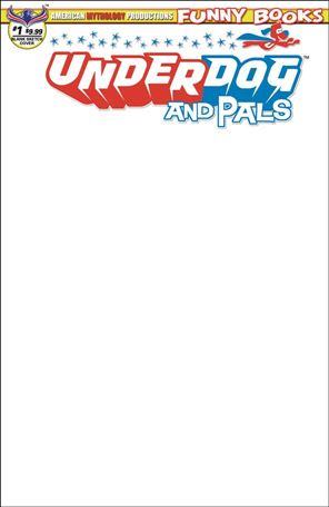 Underdog and Pals issue 1-D Blank Sketch Cover