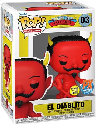 POP! Board Games figure 3 El Diablito  (GITD PX Previews Exclusive)