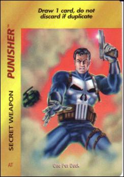 Marvel OverPower (Base Set) card nn171 Punisher: Secret Weapon