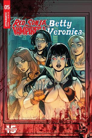 Red Sonja and Vampirella Meet Betty and Veronica issue 5-C Laura Braga Cover