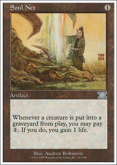 Magic the Gathering: 6th Edition (Base Set) card 313 Soul Net