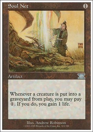 Magic the Gathering: 6th Edition (Base Set) card 313 Soul Net