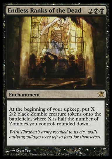 Magic the Gathering: Innistrad (Base Set) card 99 Endless Ranks of the Dead