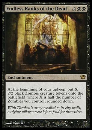 Magic the Gathering: Innistrad (Base Set) card 99 Endless Ranks of the Dead