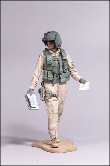 McFarlane Military (Series 3) figure 2 Army Helicopter Crew Chief