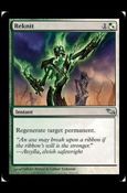 Magic the Gathering: Shadowmoor (Base Set) card 236 Reknit