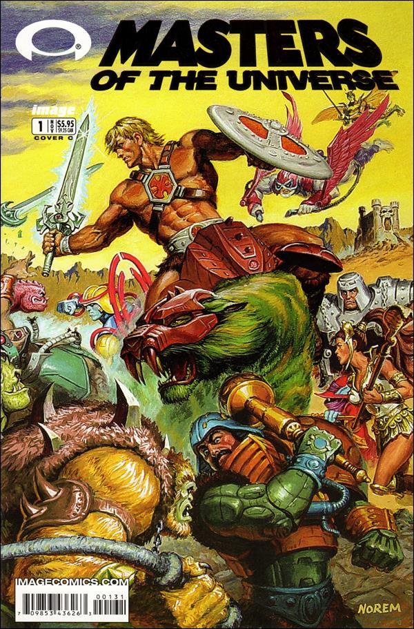 Masters of the Universe (2002) issue 1-C Earl Norem Gold Foil Cover