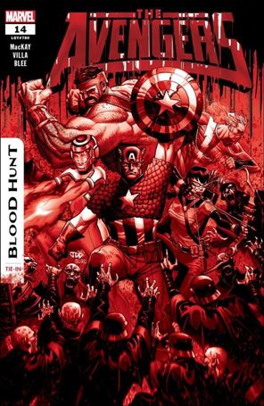 Avengers (2023) issue 14-E Joshua Cassara Red Cover (Second Printing)