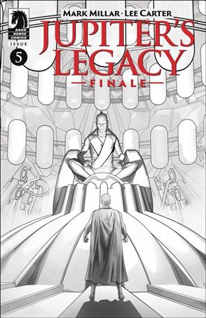 Jupiter's Legacy: Finale issue 5-B Lee Carter B&W Cover