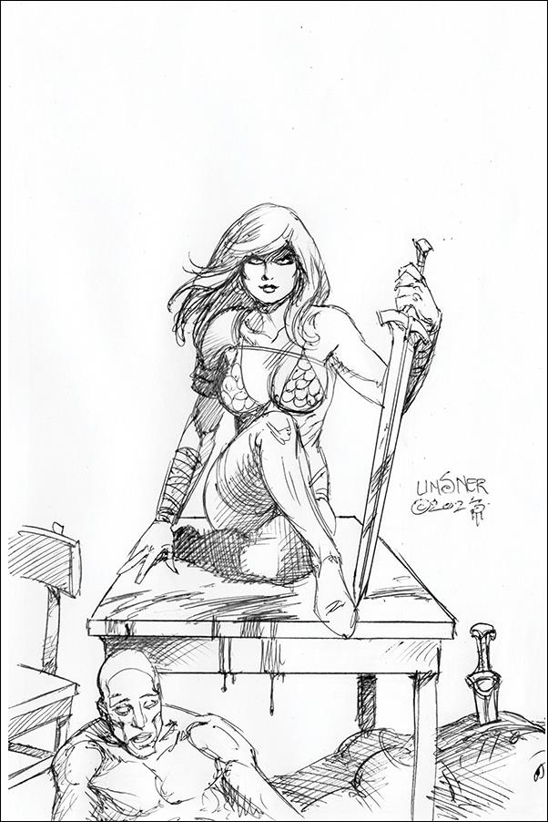 Red Sonja: Empire of the Damned issue 1-O Joseph Michael Linsner 1:25 Virgin Line Art Cover