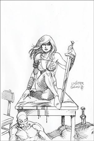 Red Sonja: Empire of the Damned issue 1-O Joseph Michael Linsner 1:25 Virgin Line Art Cover