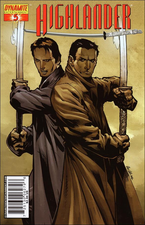 Highlander issue 5-B Pat Lee Cover