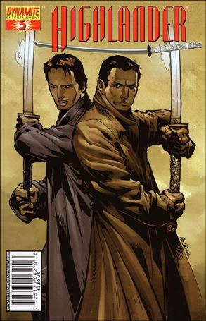 Highlander issue 5-B Pat Lee Cover