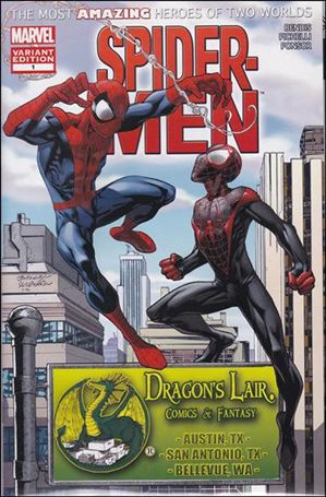 Spider-Men issue 1-MG Mark Bagley Dragon's Lair Comics & Fantasy Cover