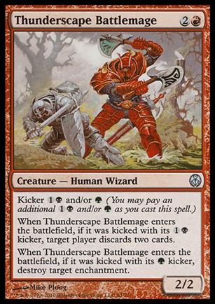 Magic the Gathering: Duel Decks: Phyrexia vs. the Coalition (Base Set) card 41 Thunderscape Battlemage
