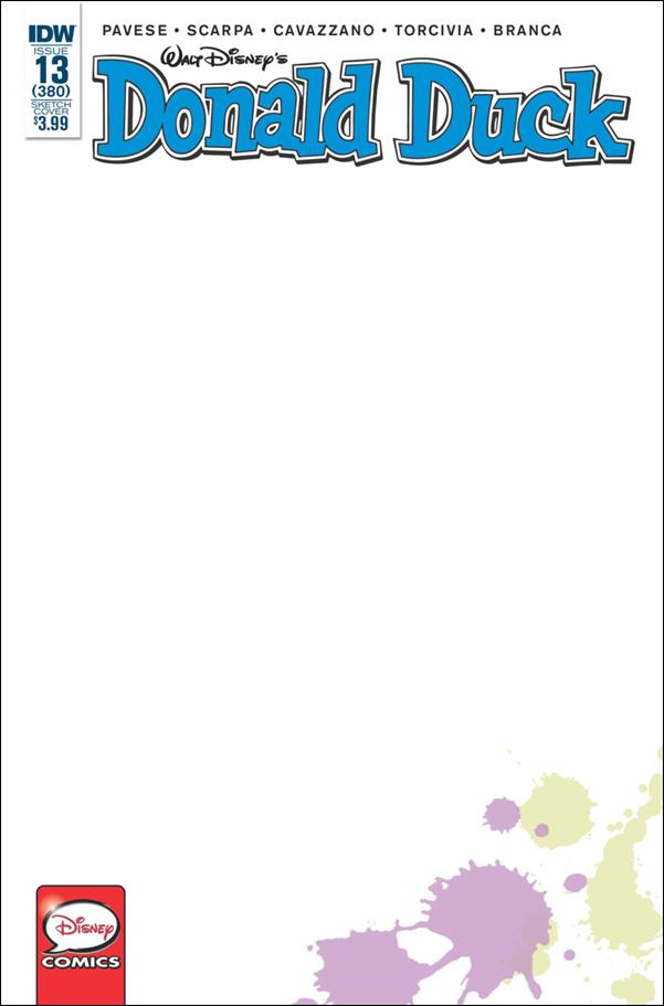 Donald Duck issue 13-C Blank/Sketch Cover