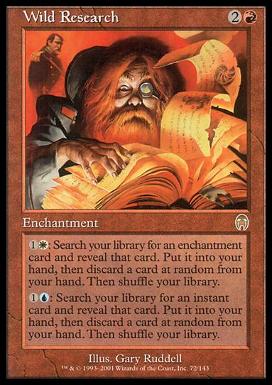 Magic the Gathering: Apocalypse (Base Set) card 72 Wild Research