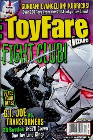 Toyfare: The Toy Magazine issue 74 G.I. Joe vs Transformers Cover