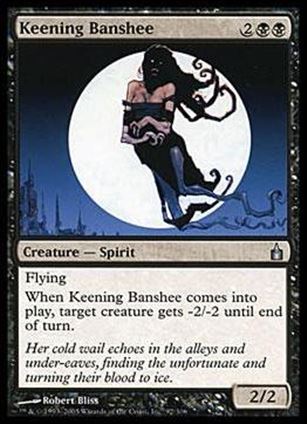 Magic the Gathering: Ravnica (Base Set)  card 92 Keening Banshee
