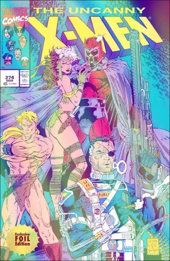 Uncanny X-Men (1981) issue 274-D Unknown Comics Facsimile Edition (2024) Foil Cover