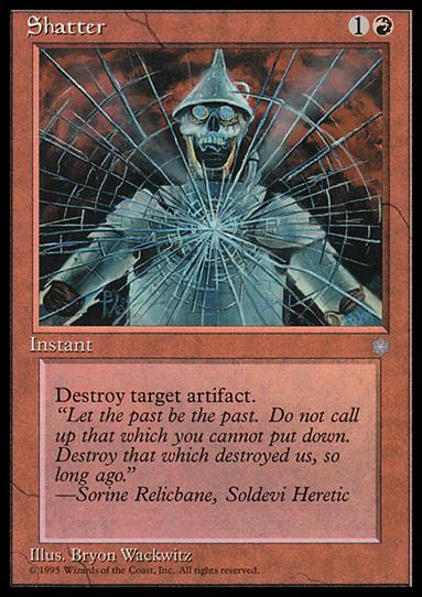 Magic the Gathering: Ice Age (Base Set) card 216 Shatter