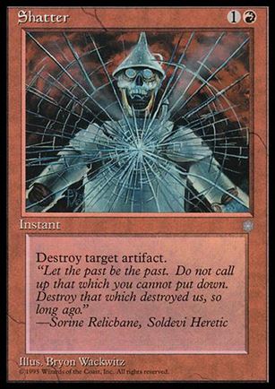 Magic the Gathering: Ice Age (Base Set) card 216 Shatter