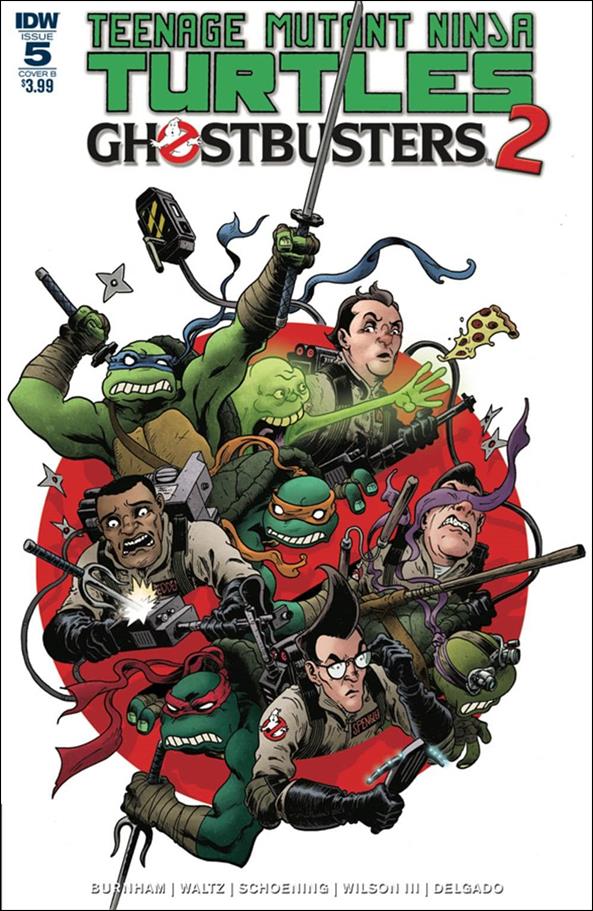 Teenage Mutant Ninja Turtles/Ghostbusters 2 issue 5-B Charles Paul Wilson Cover