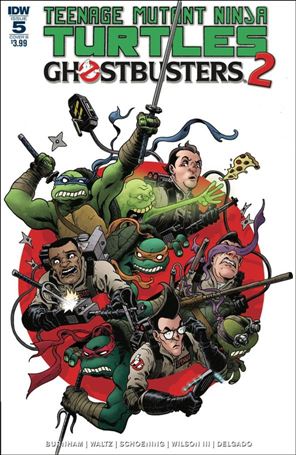 Teenage Mutant Ninja Turtles/Ghostbusters 2 issue 5-B Charles Paul Wilson Cover