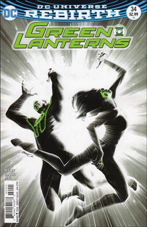 Green Lanterns issue 34-B Brandon Peterson Cover