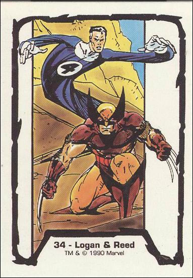 Jim Lee Series 1 (Base Set) card 34 Logan & Reed