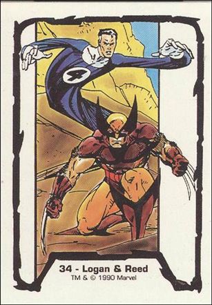 Jim Lee Series 1 (Base Set) card 34 Logan & Reed