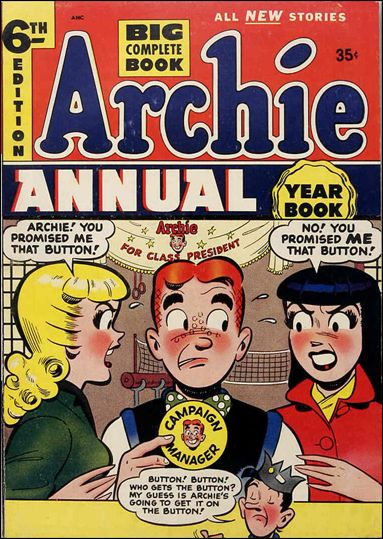 Archie Annual issue 6 35 Cent Price Cover