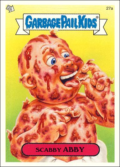 Garbage Pail Kids All-New Series 2 (Base Set)   card 27a Scabby Abby
