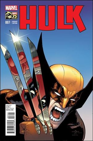 Hulk (2014) issue 7-D David Marquez 1:25 Deadpool 75th Anniversary Cover