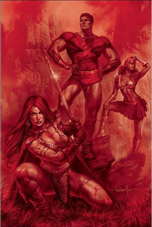 Red Sonja: The Superpowers issue 1-ZA Lucio Parrillo Red Virgin Cover