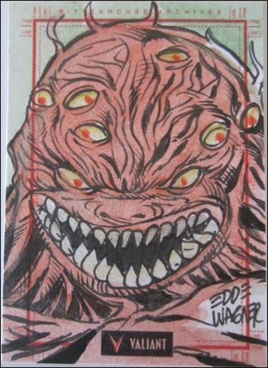 2013 Valiant Comics Preview Trading Card Set (Sketch Card Subset) card EW-01