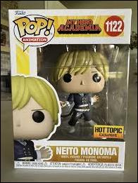 POP! Animation figure 1122 Neito Monoma (Hot Topic Exclusive)