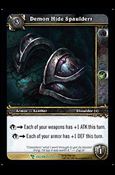 World of Warcraft: March of the Legion (Base Set) card 257 Demon Hide Spaulders