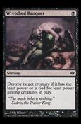 Magic the Gathering: Conflux (Base Set) card 56-B Wretched Banquet (Foil)